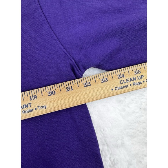 Northwestern Wildcats Hoodie purple Under Armour Jersey Fleece Sweatshirt Size M - Picture 8 of 13